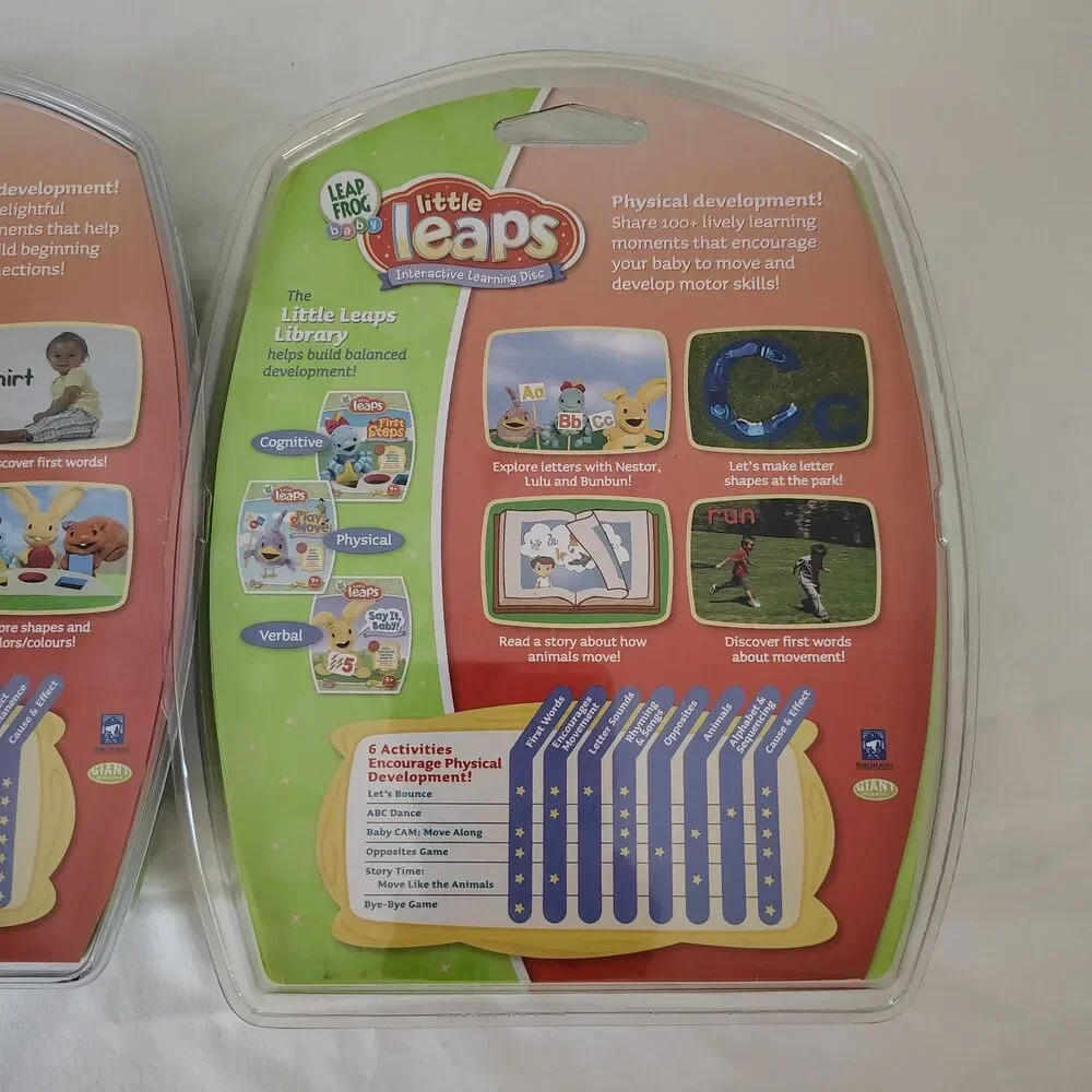 NEW Leap Frog Baby Little Leaps Discs First Steps Play & Move For Grow With Me